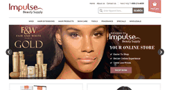Desktop Screenshot of impulsebeautysupply.com